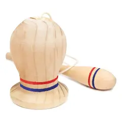 GENERICO - Pack 12 Emboques Tradicionales de Madera para Juegos