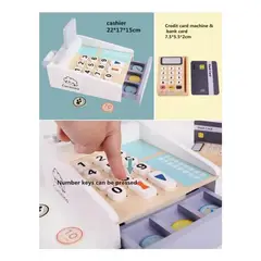 GENERICO - Caja Registradora de Madera para Juego Infantil