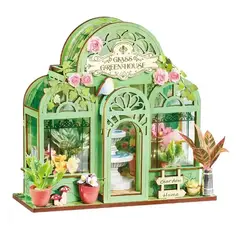 GENERICO - Miniatura de jardín armable de madera