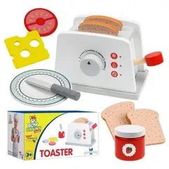 GENERICO - Tostadora de madera con accesorios para juego