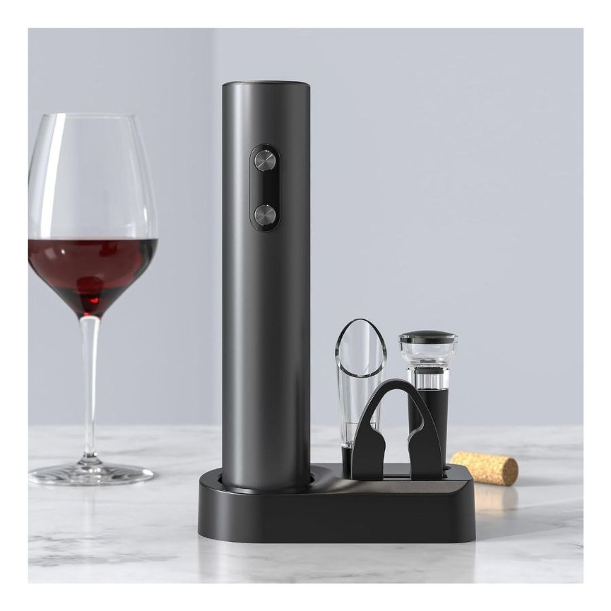GENERICO - Set Saca Corchos Destapador de Vinos a Pilas