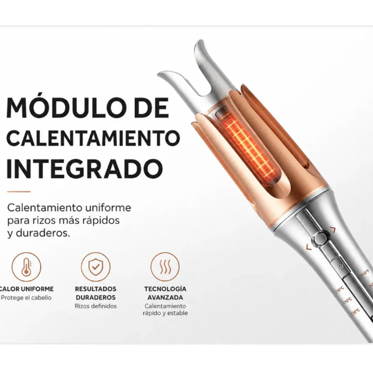 GENERICO - Rizador Automático Profesional Para Ondas Y Rizos