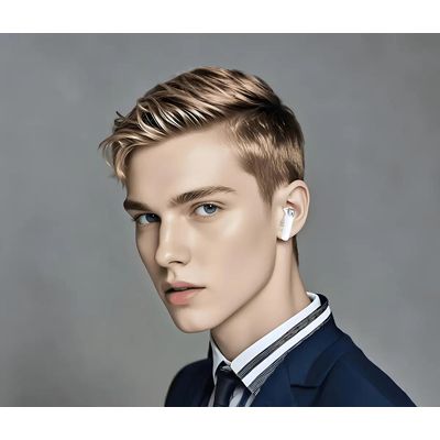 Generico Audífonos Inalámbricos Bluetooth In-Ear Blancos