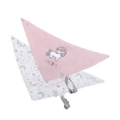 INFANTI - Bipack Baberos Impermeables Unicornio T24