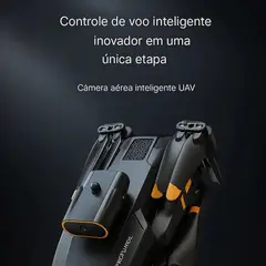 GENERICO - Drone Cámara Anti-obstáculos Inteligente Control De Pantalla Negro
