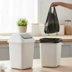 GENERICO - Basurero plástico de 10 litros para baño o cocina
