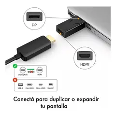 DM - Conversor Displayport Macho A Hdmi Hembra 4k Full Hd