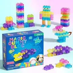 GENERICO - Bloques De Gelatina Construcción Para Niño goma