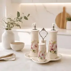CAP DOR - Set de Alcuzas Flores