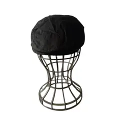 GENERICO - Boina bebe algodón negro 56-58 cm 00242NE
