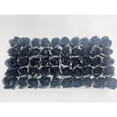 GENERICO - Pack 50 Unid Rosas De Negra, Para Decoraciones Florales.
