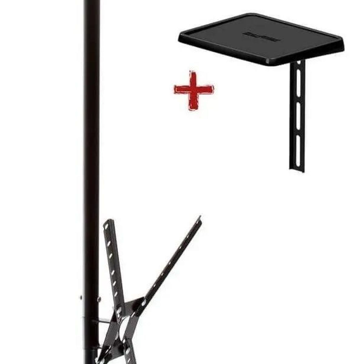 GENERICO - Soporte de techo para TV de 10 a 55 pulgadas negro