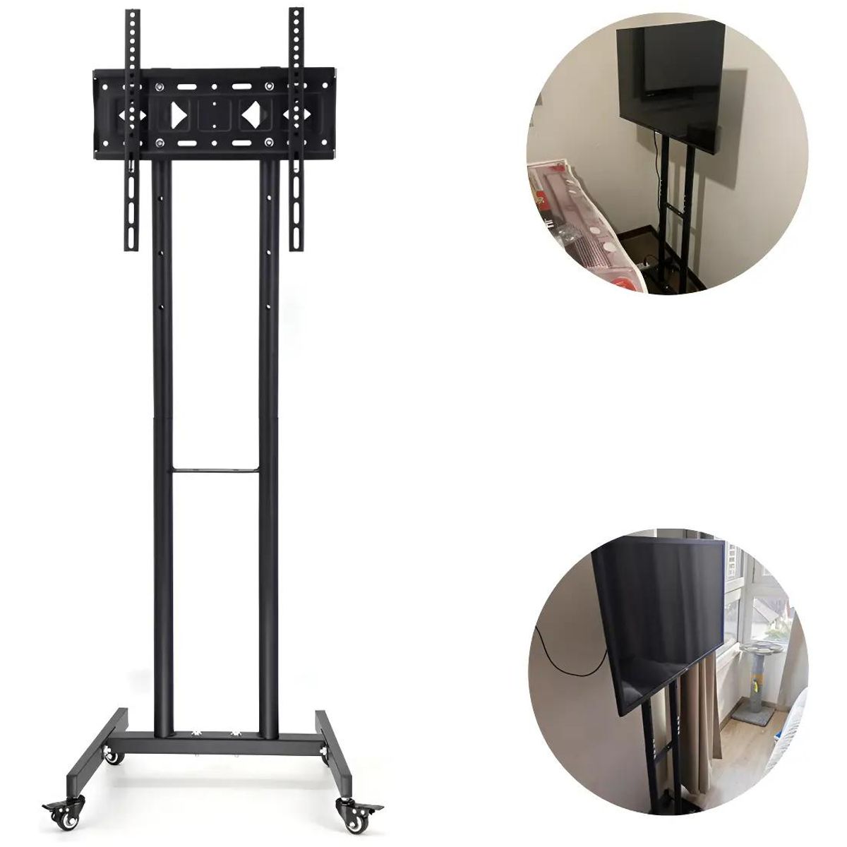 GENERICO - Soporte de piso universal para TV 32-55 pulgadas con rued