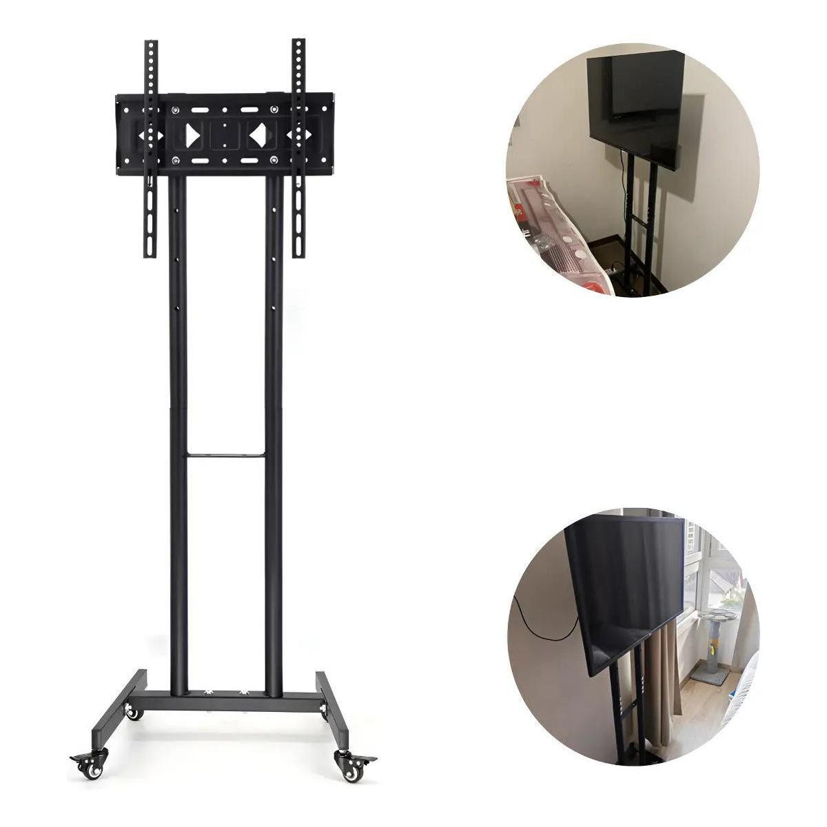 GENERICO - Soporte de piso universal para TV 32-55 pulgadas con rued