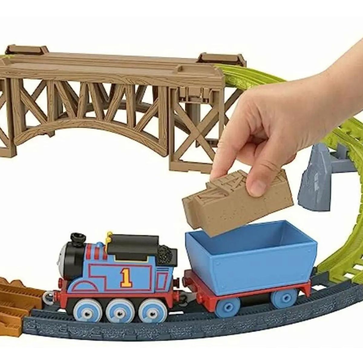 GENERICO - Pista de Juguete Puente para Trenes Grandes Amigos