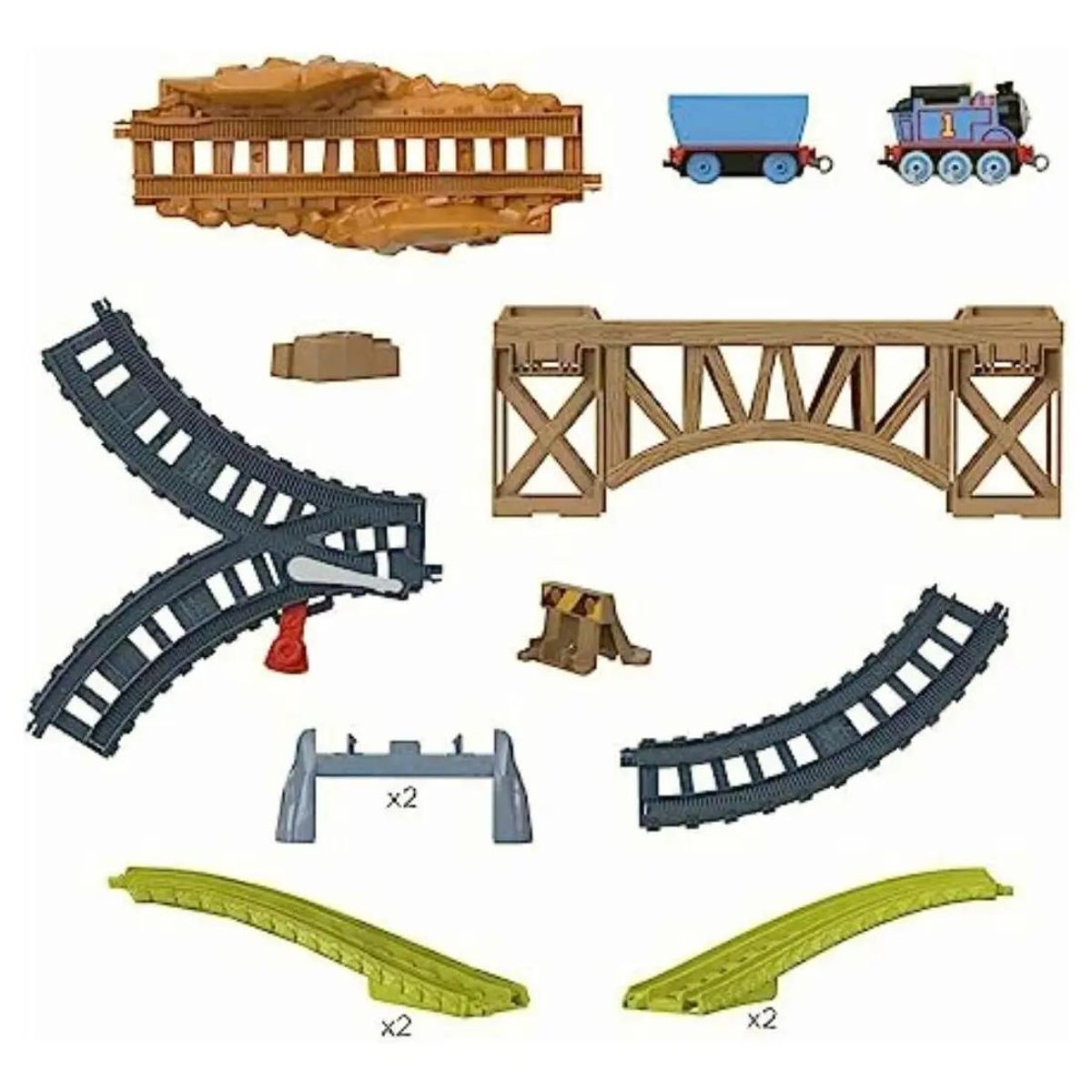 GENERICO - Pista de Juguete Puente para Trenes Grandes Amigos