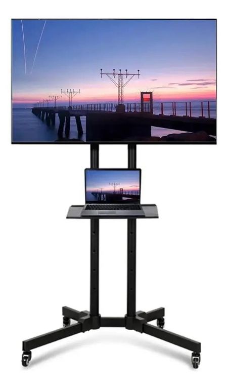 GENERICO Soporte base pedestal con ruedas para TV 32 a 65 pulgadas