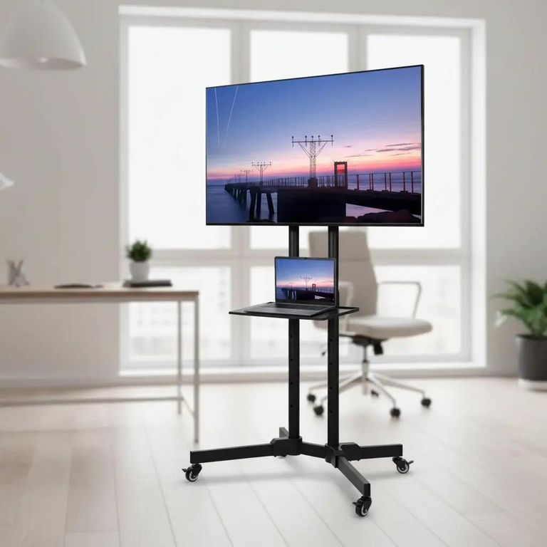 GENERICO Soporte de Piso para TV 32-65'' con Ruedas