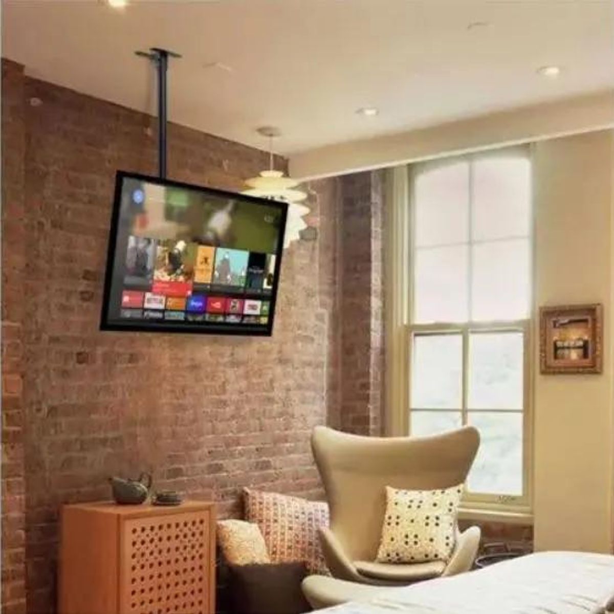 GENERICO - Soporte ajustable para TV de techo o pared 26 a 60