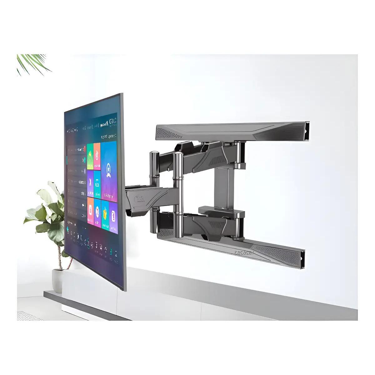 GENERICO - Soporte de TV con brazo giratorio para pantallas 45-75"