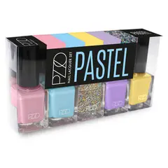 PETRIZZIO - Set de 5 esmaltes de unas Pastel Pzzo Make Up