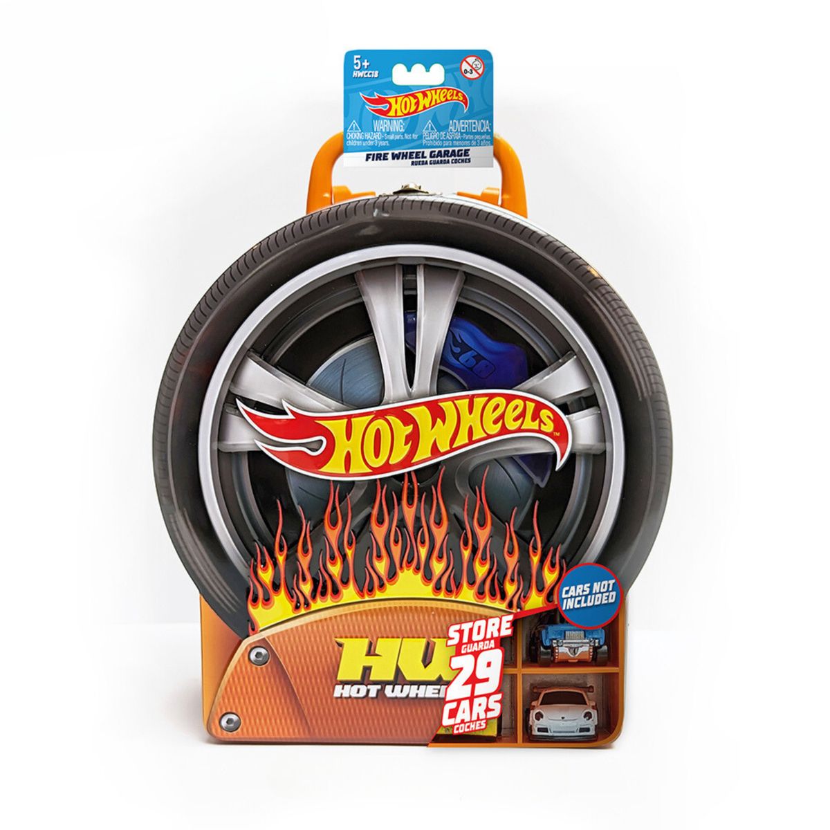HOT WHEELS - Estuche Porta Autos Hot Wheels Fire Wheel