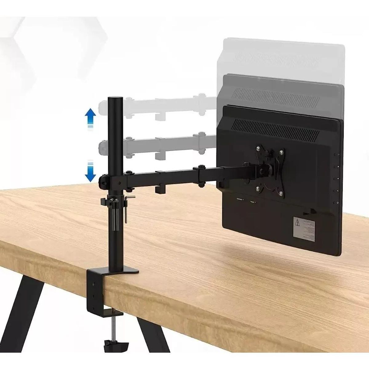 GENERICO - Soporte Fijo para Monitor 14 a 27 Pulgadas
