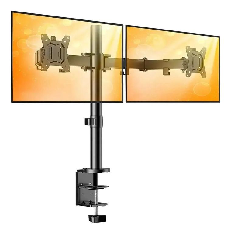 GENERICO Soporte de Escritorio Doble para Pantallas LCD hasta 32"