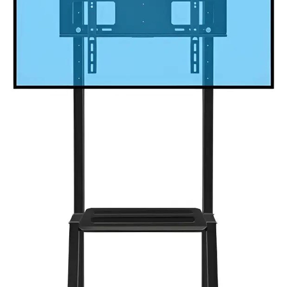 GENERICO - Soporte TV Base Pedestal con Ruedas para 32 a 70 Pulgadas