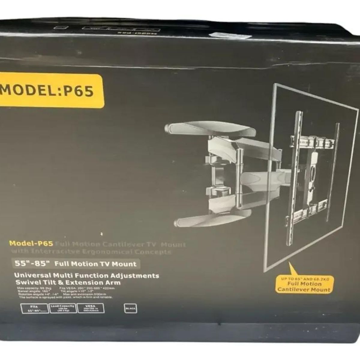 GENERICO - Soporte Universal para TV 55-85" con Brazo Articulado