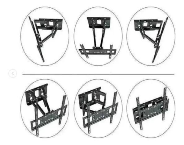 GENERICO Soporte de TV doble brazo para pantallas 32 a 70 pulgadas