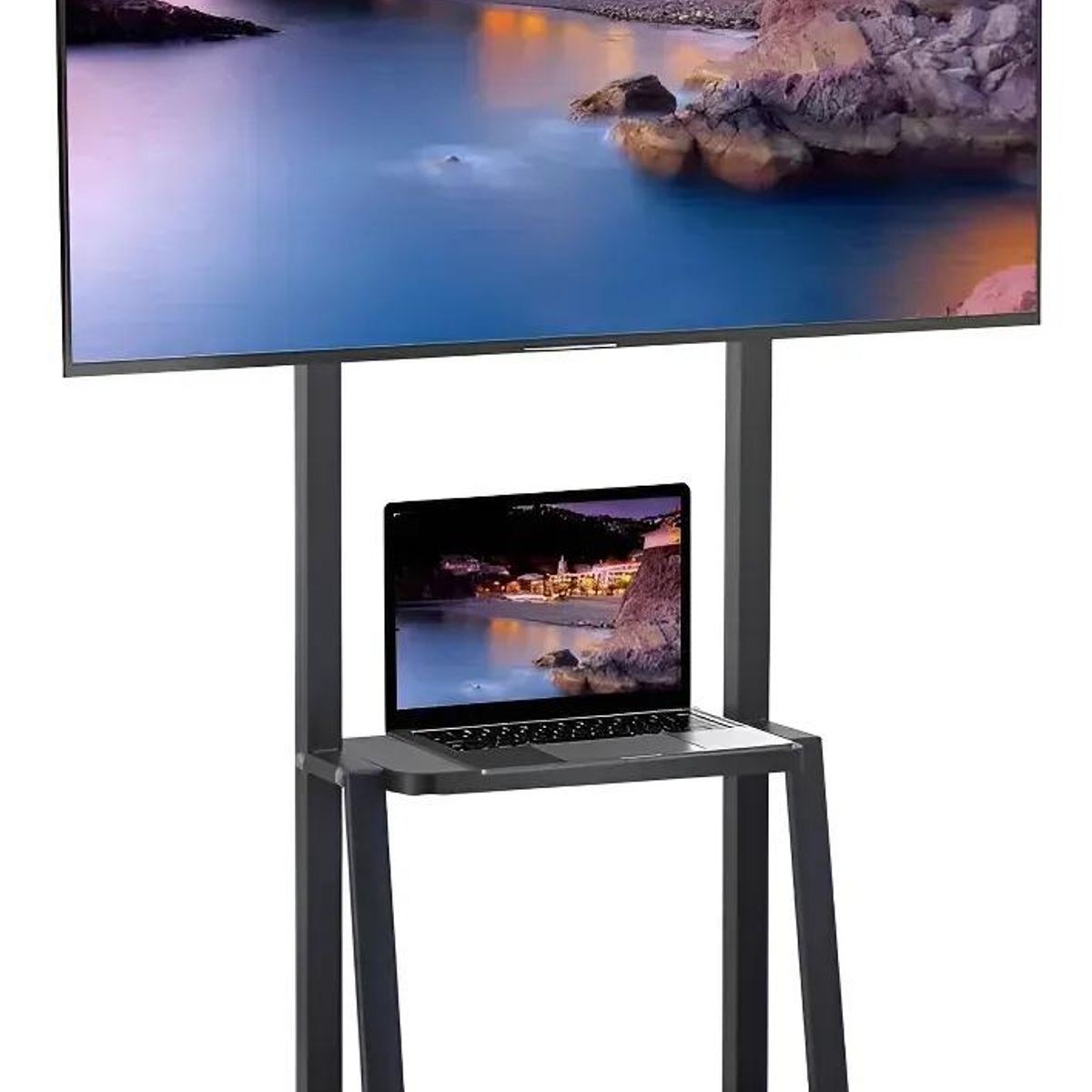GENERICO - Soporte de TV portátil ajustable con ruedas 32-65"