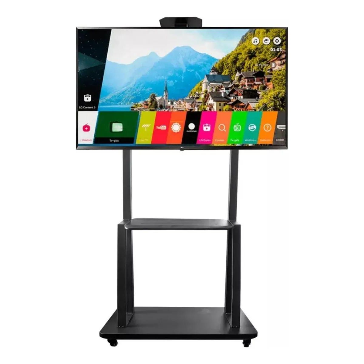 GENERICO - Soporte TV Base Pedestal con Ruedas para 32 a 65 pulgadas