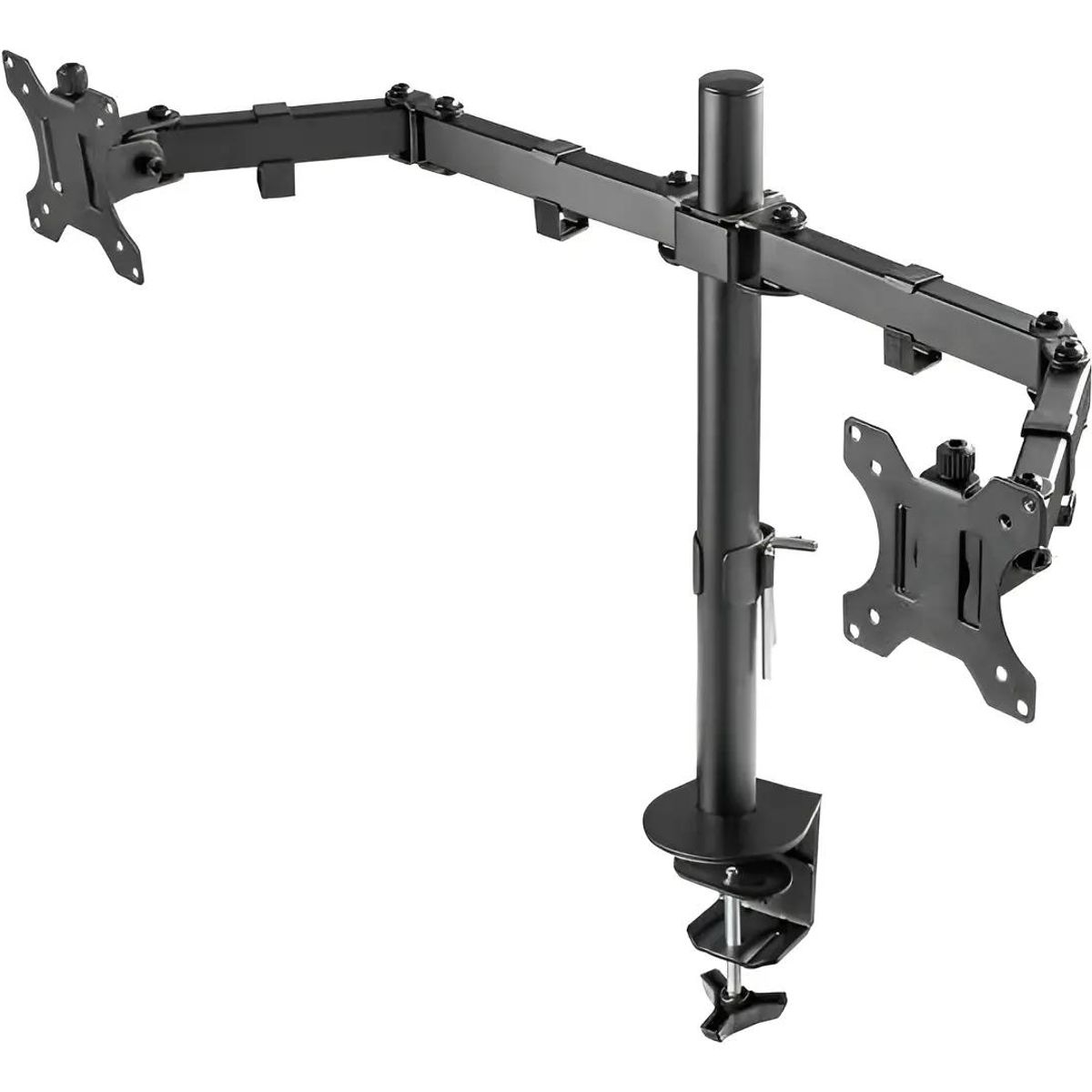 GENERICO - Soporte de Mesa Doble Brazo Articulado para TV y Monitor