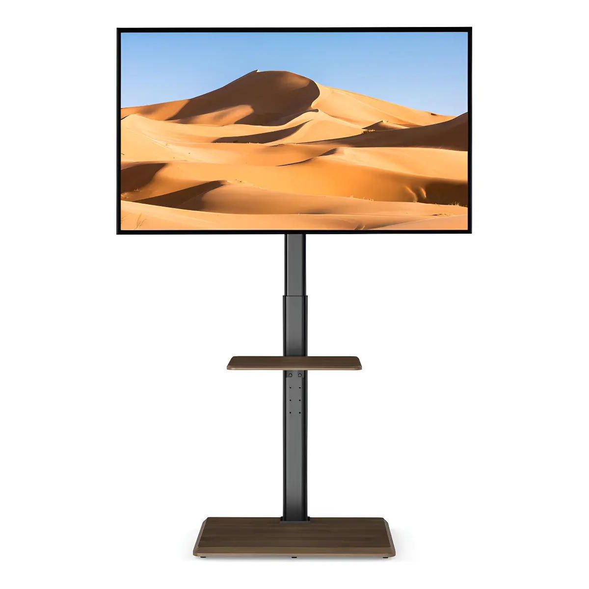 GENERICO - Soporte de Piso Giratorio para TV 32-70'' Negro