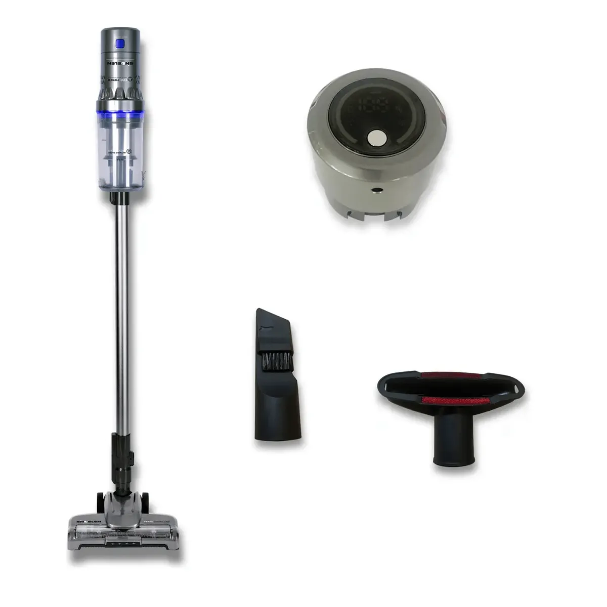 SINDELEN - Aspiradora Inalambrica 2 En 1 Sindelen 200w + 2 Baterias