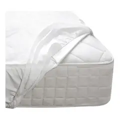 GENERICO - Cubre colchón impermeable de poliuretano 1.5 plazas