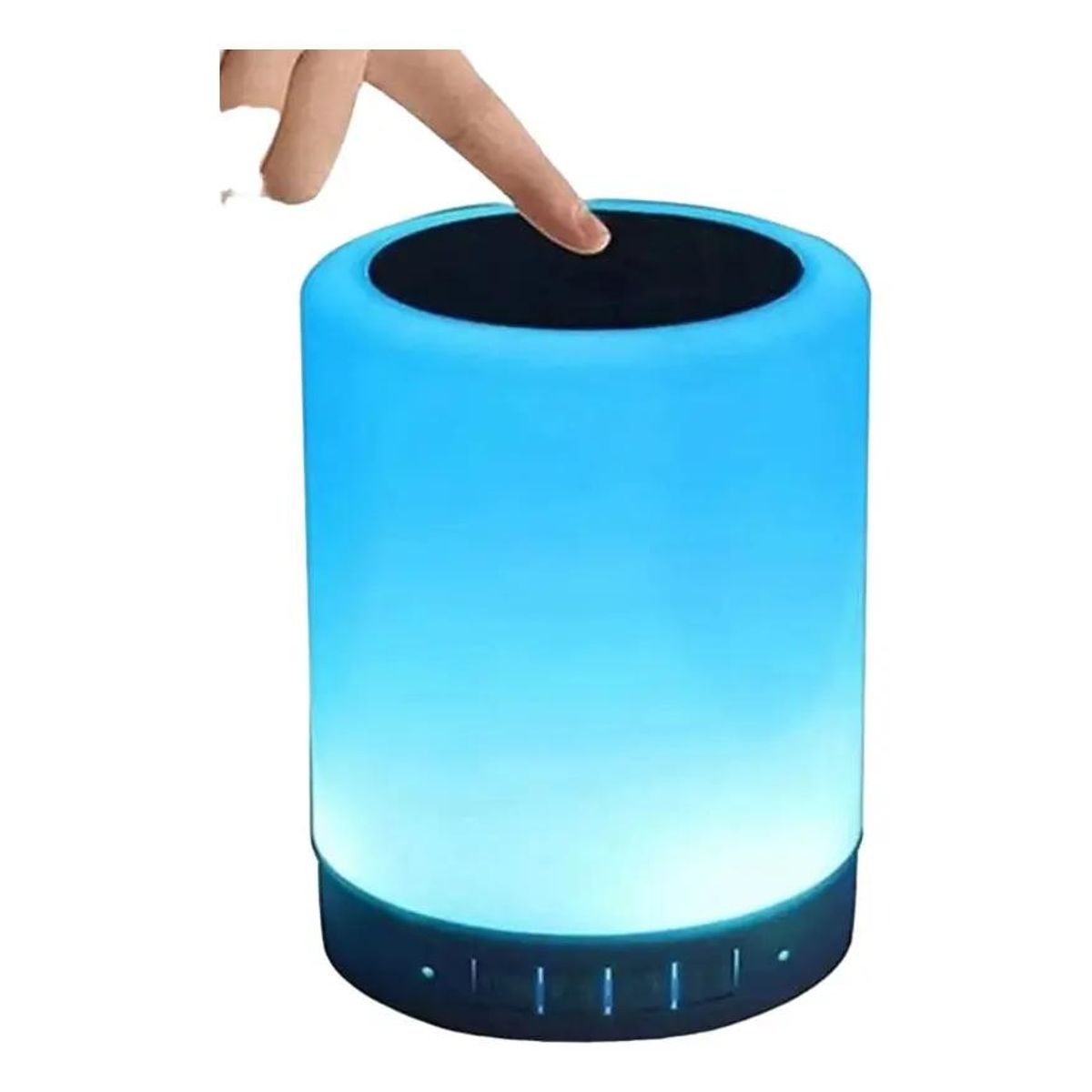 GENERICO - Parlante Bluetooth Recargable con Luz y Control Táctil
