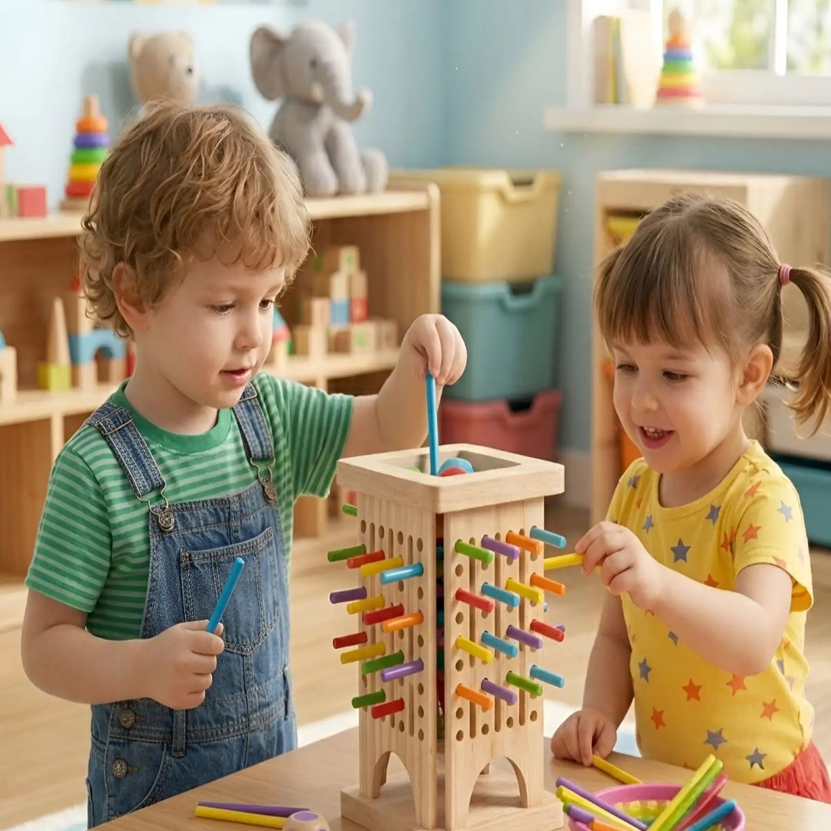 GENERICO - Torre De Habilidad De Madera Juego Educativo Para Niños
