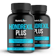 EMETRES - Pack 2 Hondrexil Plus Nutrilife+ Suplemento Articulaciones Colágeno Magnesio Omega 3