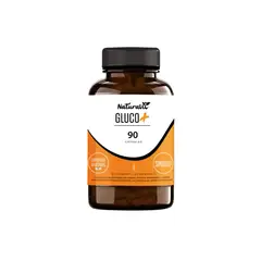 NATURAVIT - Gluco+ 90 Cápsulas Vegetales - Suplemento Natural Vegano - Fórmula Natural para Estilo de Vida Activo