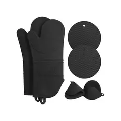 GENERICO - Guantes De Alta Temperatura Hornear Para Horno Y Cocina 6pcs Labg