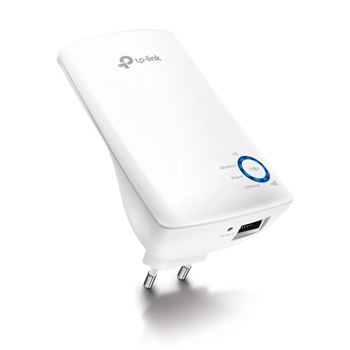 TP LINK - Amplificador de señal WiFi TP-Link N300 de 300 Mbps TL-WA850re, color blanco