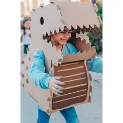 MAGIA Y CARTON - Disfraz de T-Rex de cartón Magia y Cartón