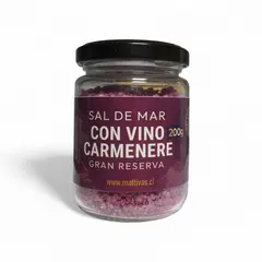 GENERICO - Sal de Mar Premium con Vino Carmenere de 200 gramos