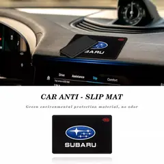 GENERICO - Alfombrilla antideslizante de Goma Soporte de Objetos y decoración de tablero de autos subaru
