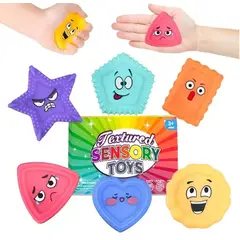 GENERICO - Piedras Sensoriales Emociones Y Figuras Geométricas