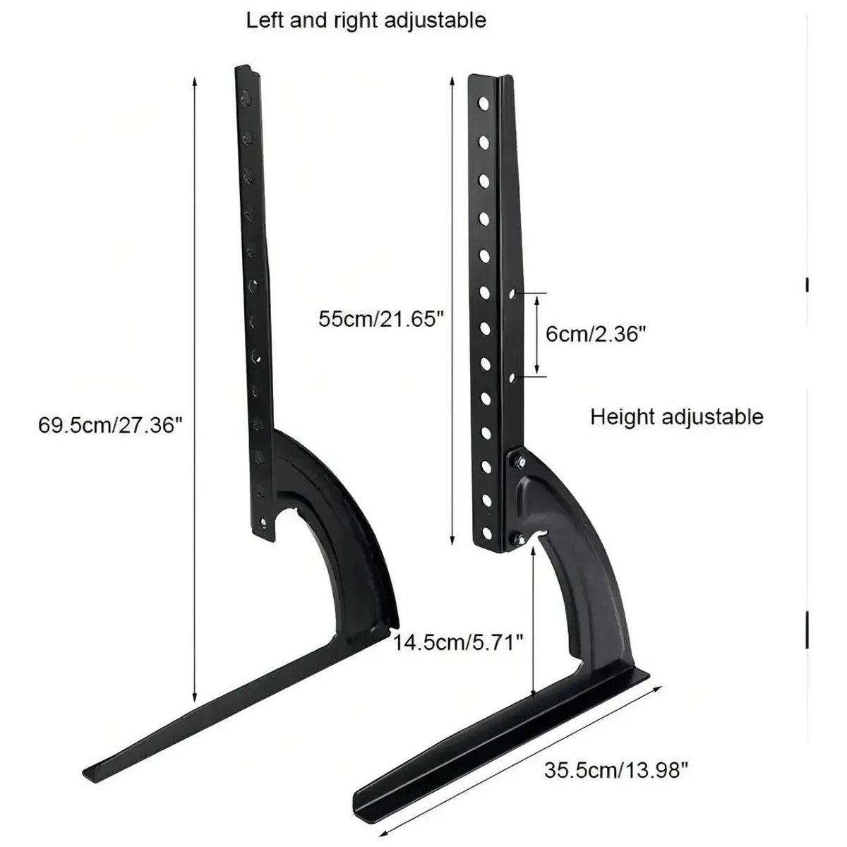 GENERICO - Soporte base universal para TV de 37 a 75 pulgadas