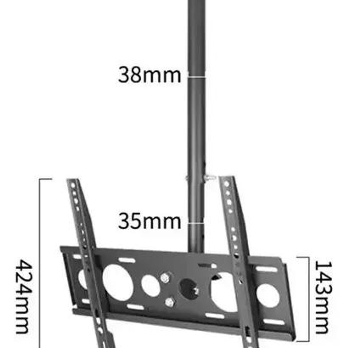 GENERICO - Soporte de techo ajustable para TV de 26 a 60 pulgadas