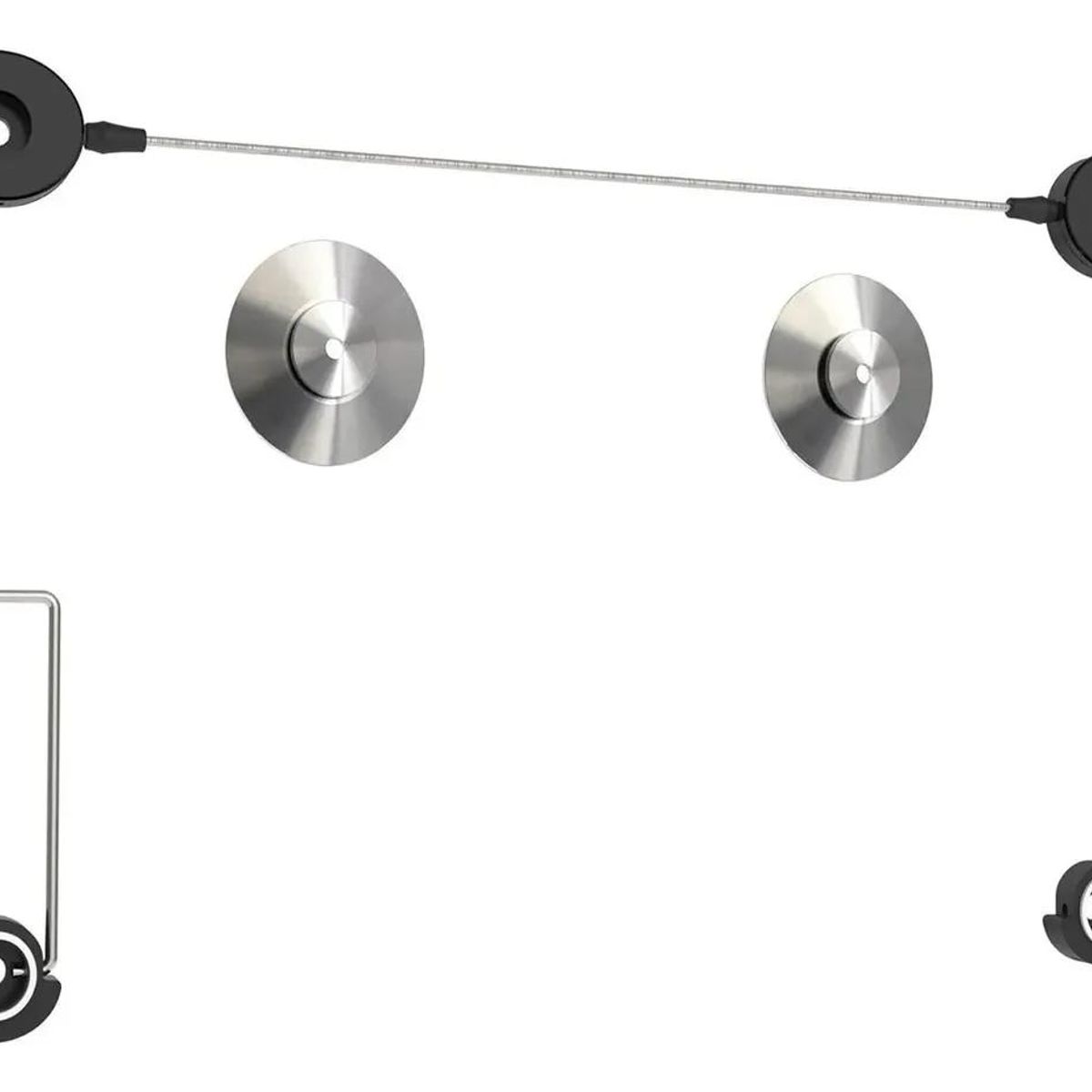 GENERICO - Soporte universal para TV LCD/LED hasta 42 pulgadas negro